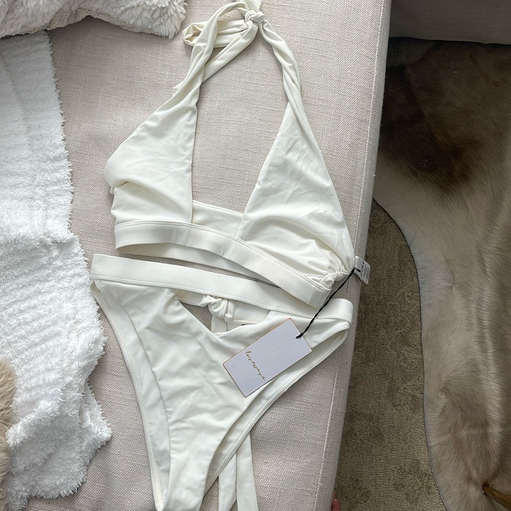 Brand new Lovewave white bathing suit
